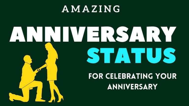 amazing anniversary status and quotes for facebook