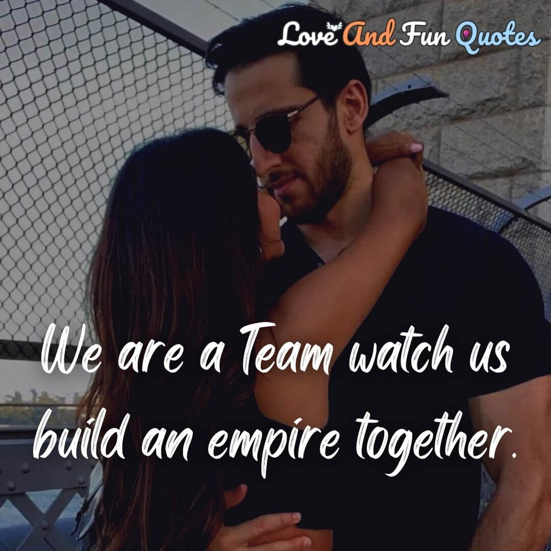 We are a Team watch us build an empire together.